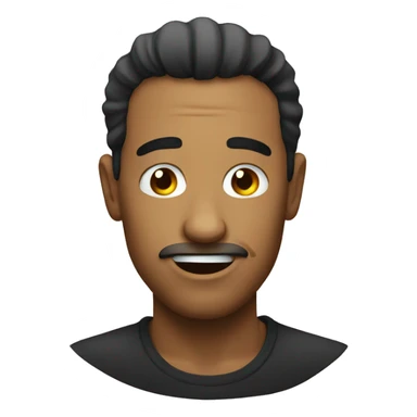 Sarcastic face sticker