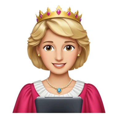 content face typing, Princess diana sticker