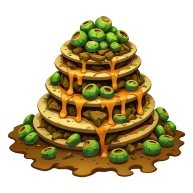 simple rotten food, no faces, no people sticker