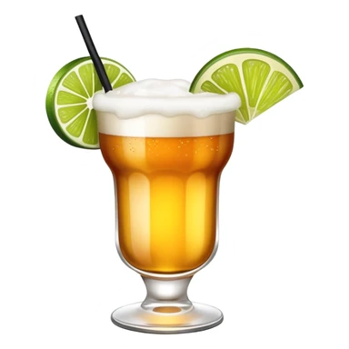 Tequila and beer Mexican cocktail sticker