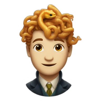 Newt the salamander from fantastic beast sticker