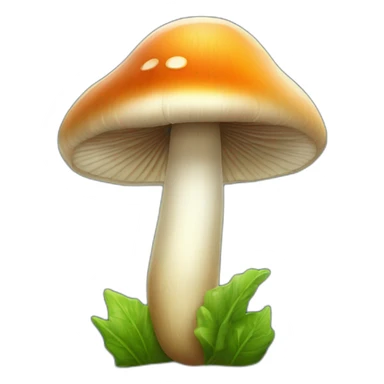 Champignon lumineux sticker