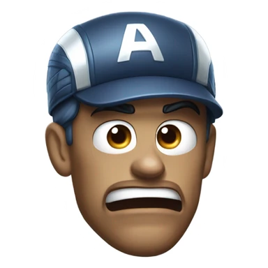Dumb Captain America sticker