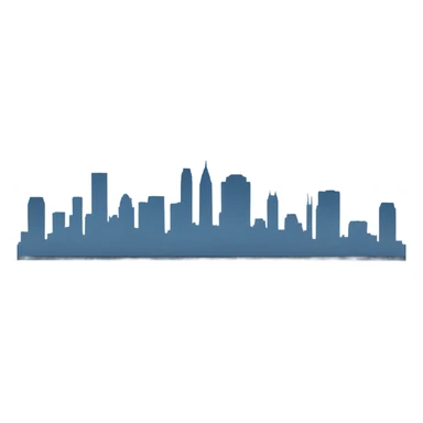 Skyline with grass sticker