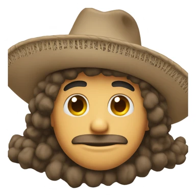 Hombre com sombrero sticker