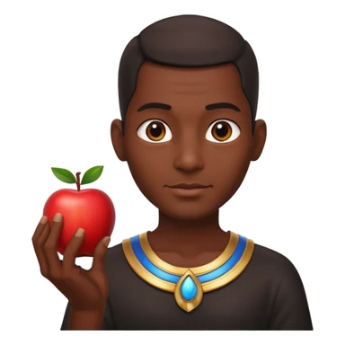 farao in egypt man apple  sticker