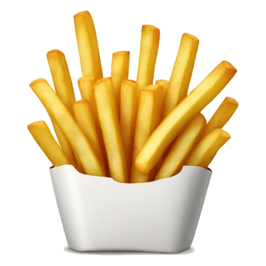 french fries sticker