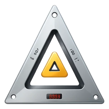  triangle measurement scale sticker