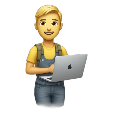 design school student macbook sticker