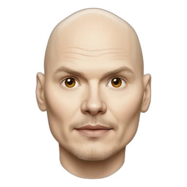 Billy Corgan realistic sticker