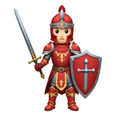 War King – crimson armor + sword sticker