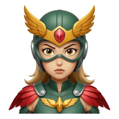 dc hawkgirl sticker