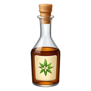 Vanilla extract sticker