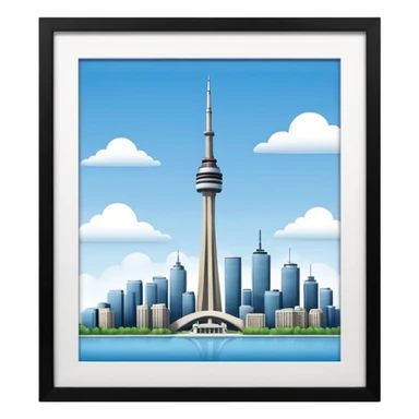 cn tower sticker