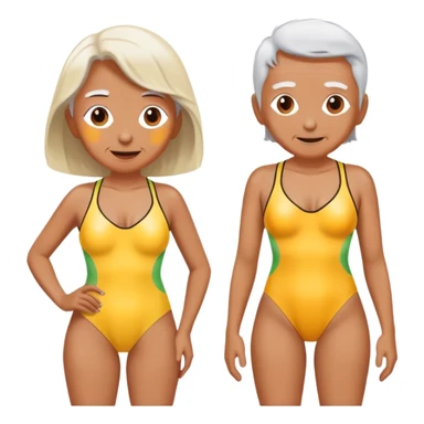 senior in swimsuit sticker