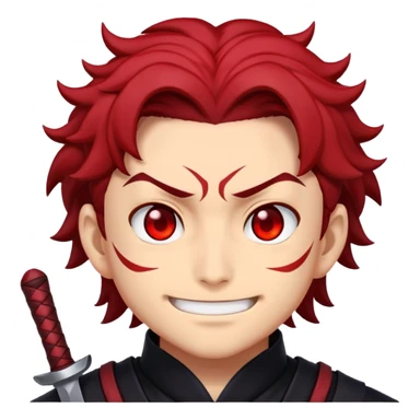 Demon slayer Tanjiro emoji sticker