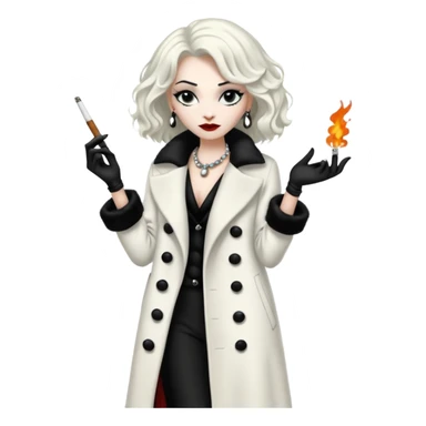 Cruella de vil whole body sticker