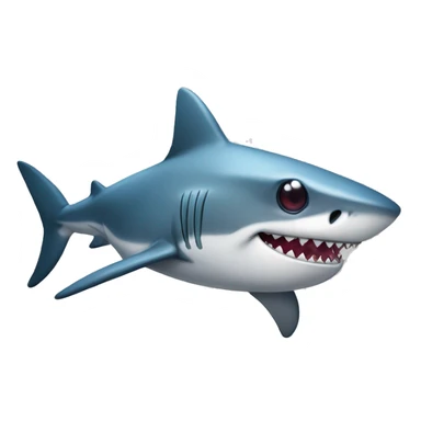 shark with eyepatch sticker