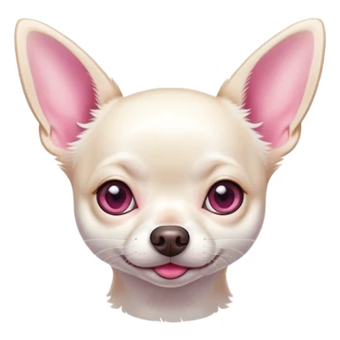 White chihuahua sticker