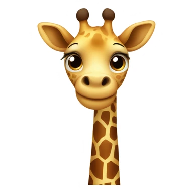 Cute giraffe sticker