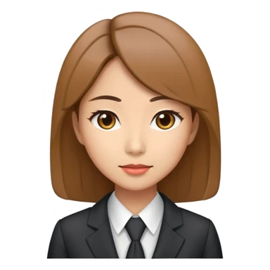 Japanese professional woman in business suit sticker