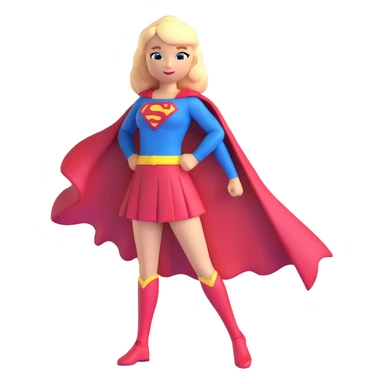 Supergirl from DC comics sticker