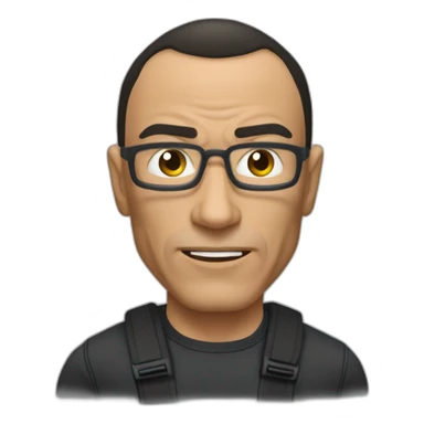 Jeanclaude-vandamme-fight sticker