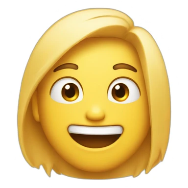 emoji mdr qui crie de rire sticker