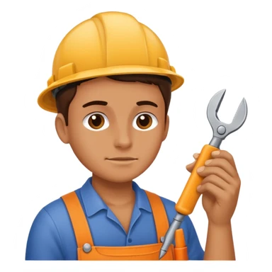 person Repairing a tool sticker