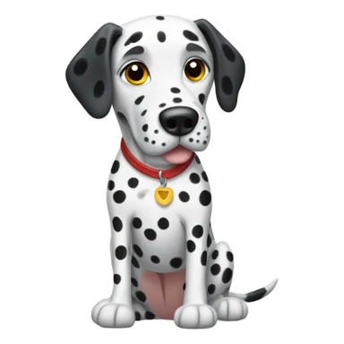 dalmatian dog sticker