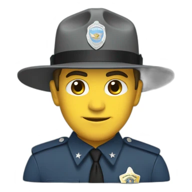 Washington state trooper blue sticker