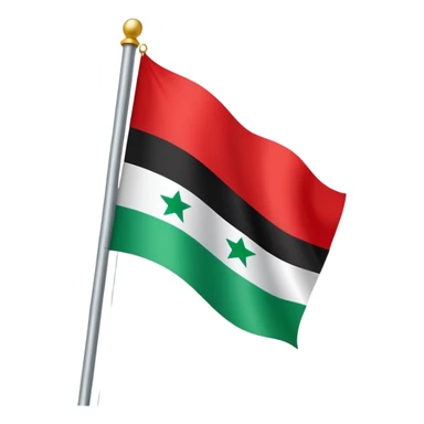 New syrian flag sticker