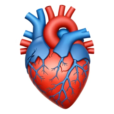 Heart overcharged, veins glowing like circuitry sticker