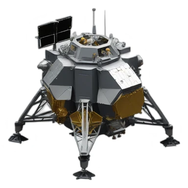 eagle lunar module sticker