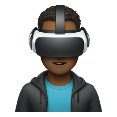 Guy with vr headset on sticker
