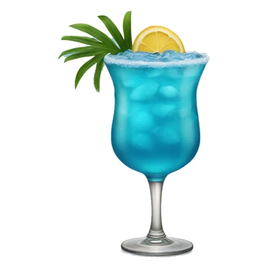 blue lagoon cocktail sticker