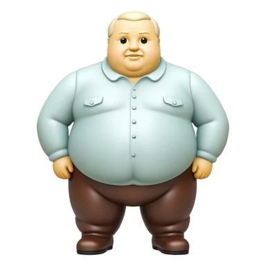 Cinematic Realistic Botero Sculpture Emoji, depicted as an exaggerated voluminous sculpture in the signature style of Fernando Botero, rendered with rich textures and vibrant artistic lighting that captures its playful grandeur. sticker