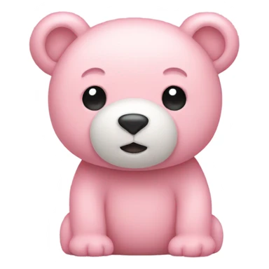 Light pink beart sticker