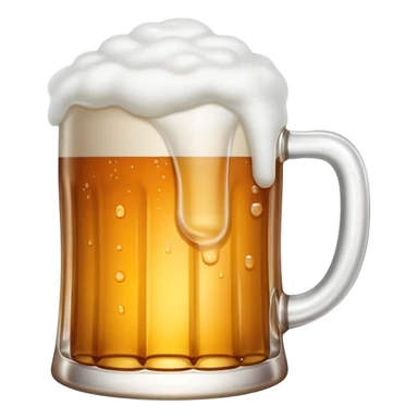 Tsingtao beer mug with foam sticker