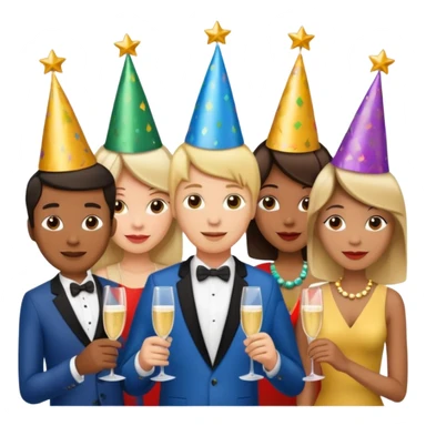 Red group peoples party sticker