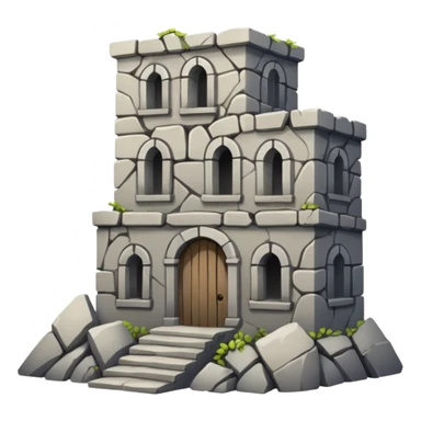 city ruins sticker