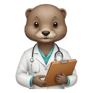 haz una nutria como nutriologa sticker