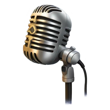 podcast microphone sticker