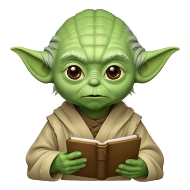 Yoda with the text 6 7 nothing else  sticker