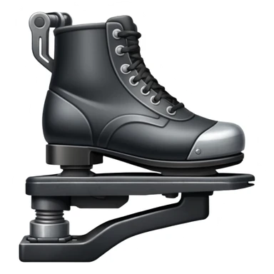 side view close up of a car's brake pedal with a foot on it sticker