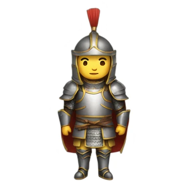 Chinese men in armor sticker