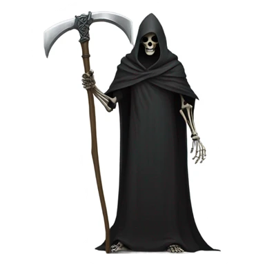 death with scythe sticker