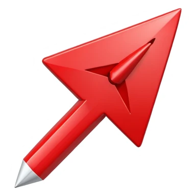 red arrow icon sticker