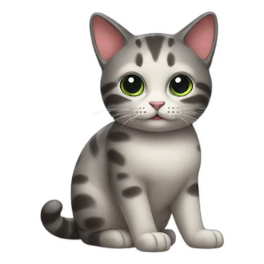 Ok letter cat sticker