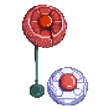 Medical comparison of normal red blood cell versus anemic pale blood cell sticker
